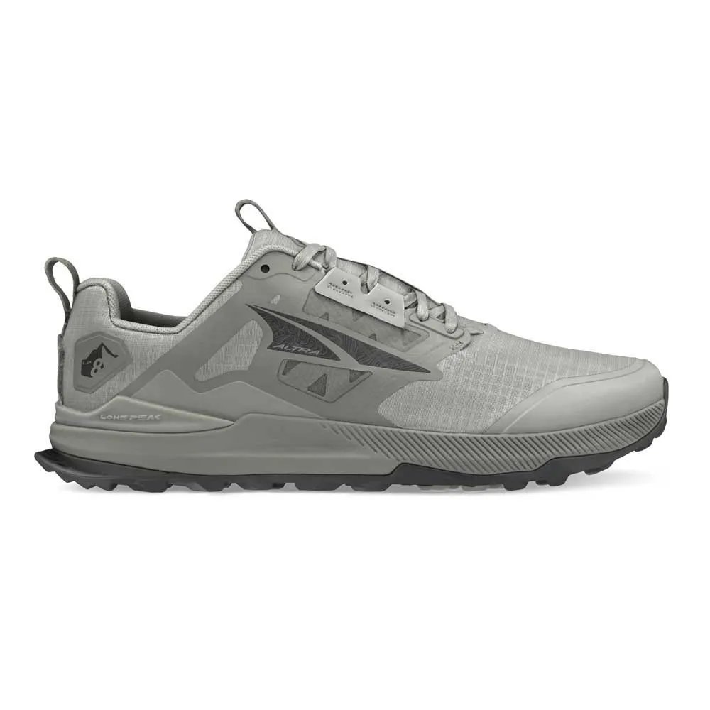 Altra Lone Peak 8 trail runner with wide toe box and MaxTrac outsole