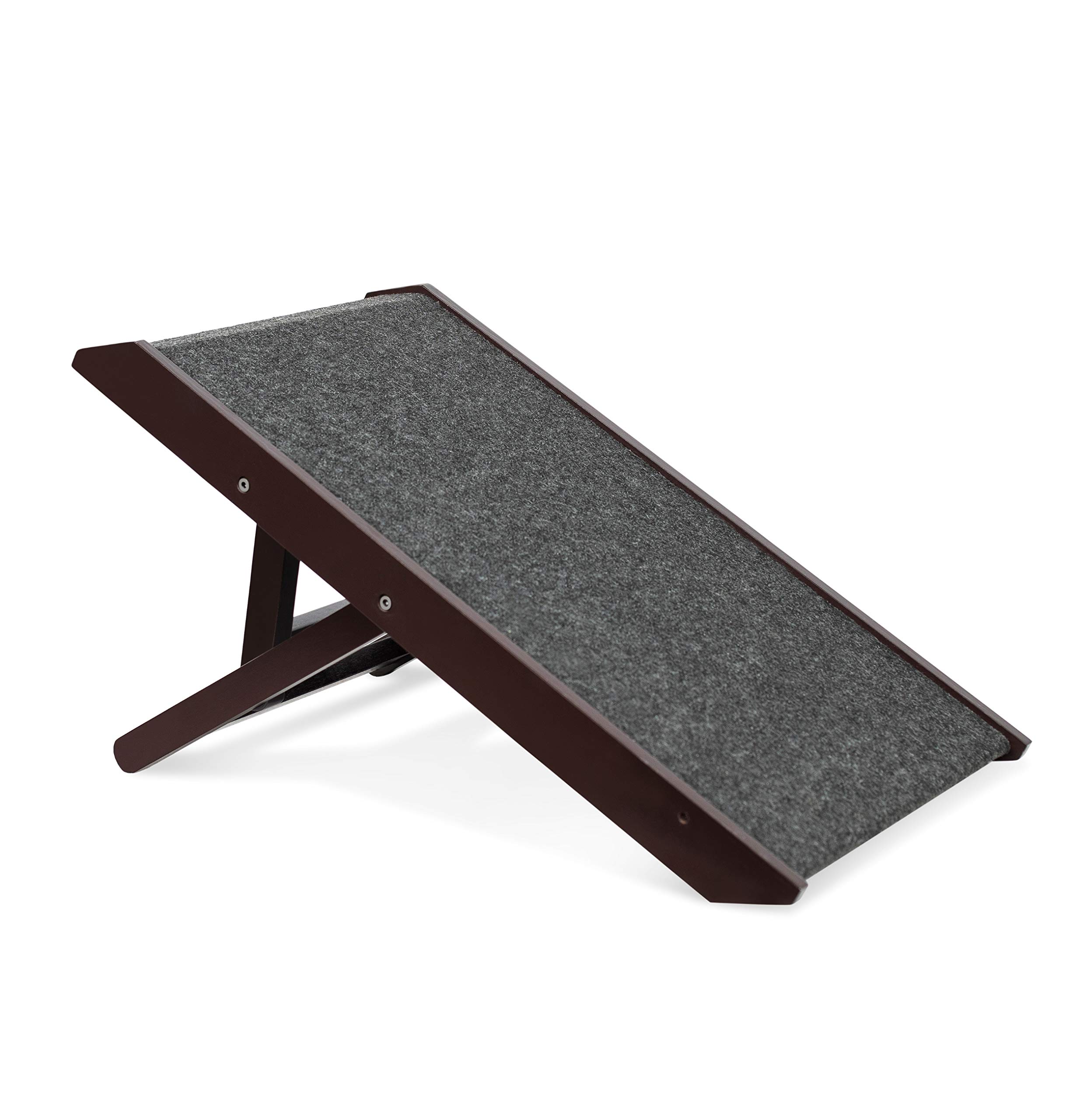 BIRDROCK Home Adjustable Pet Ramp for small dogs and couches
