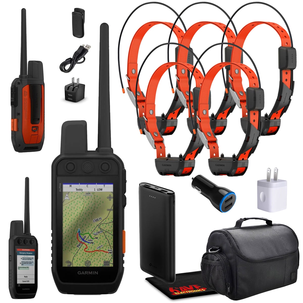 Garmin Alpha handheld GPS dog tracking device for backcountry use