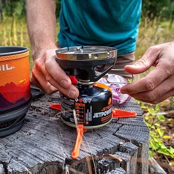 Jetboil MiniMo integrated stove system with pot