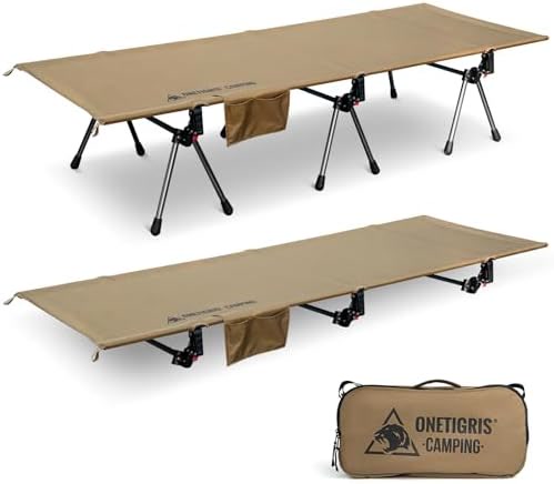 Kelty Lowdown camping cot with aluminum frame