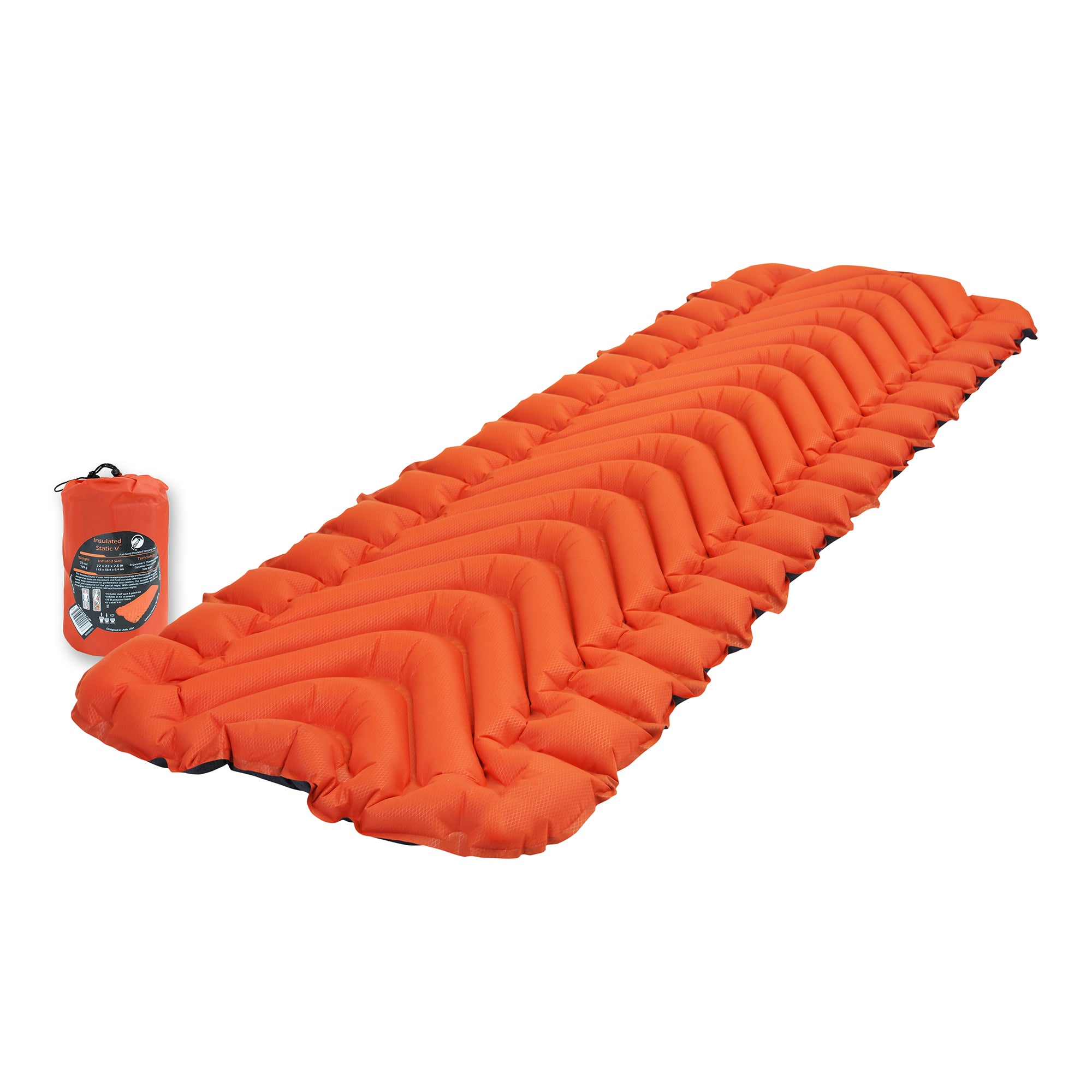 Klymit Insulated Static V ultralight sleeping pad
