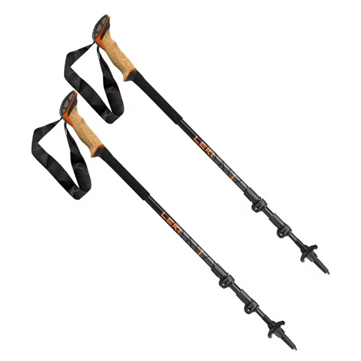 Leki Makalu Cork Lite trekking poles with natural cork grips