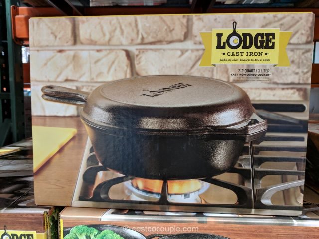 Lodge Cast Iron Combo Cooker Dutch oven and skillet set