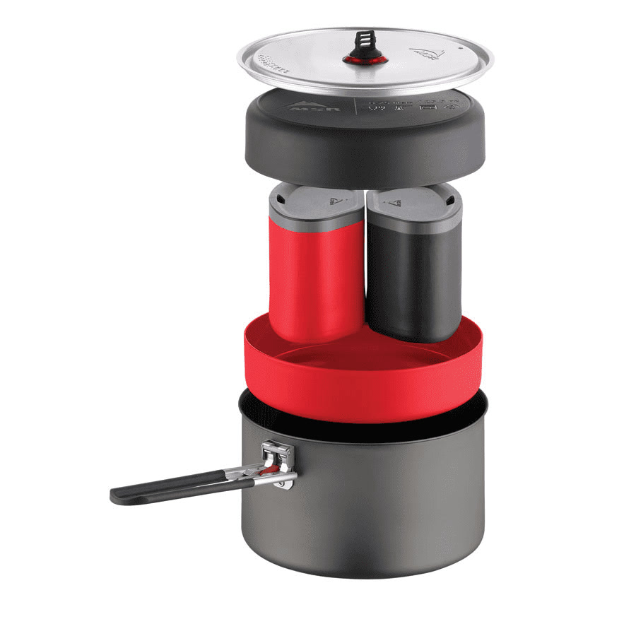 MSR Alpine 2 stainless steel nesting cookset for backpacking