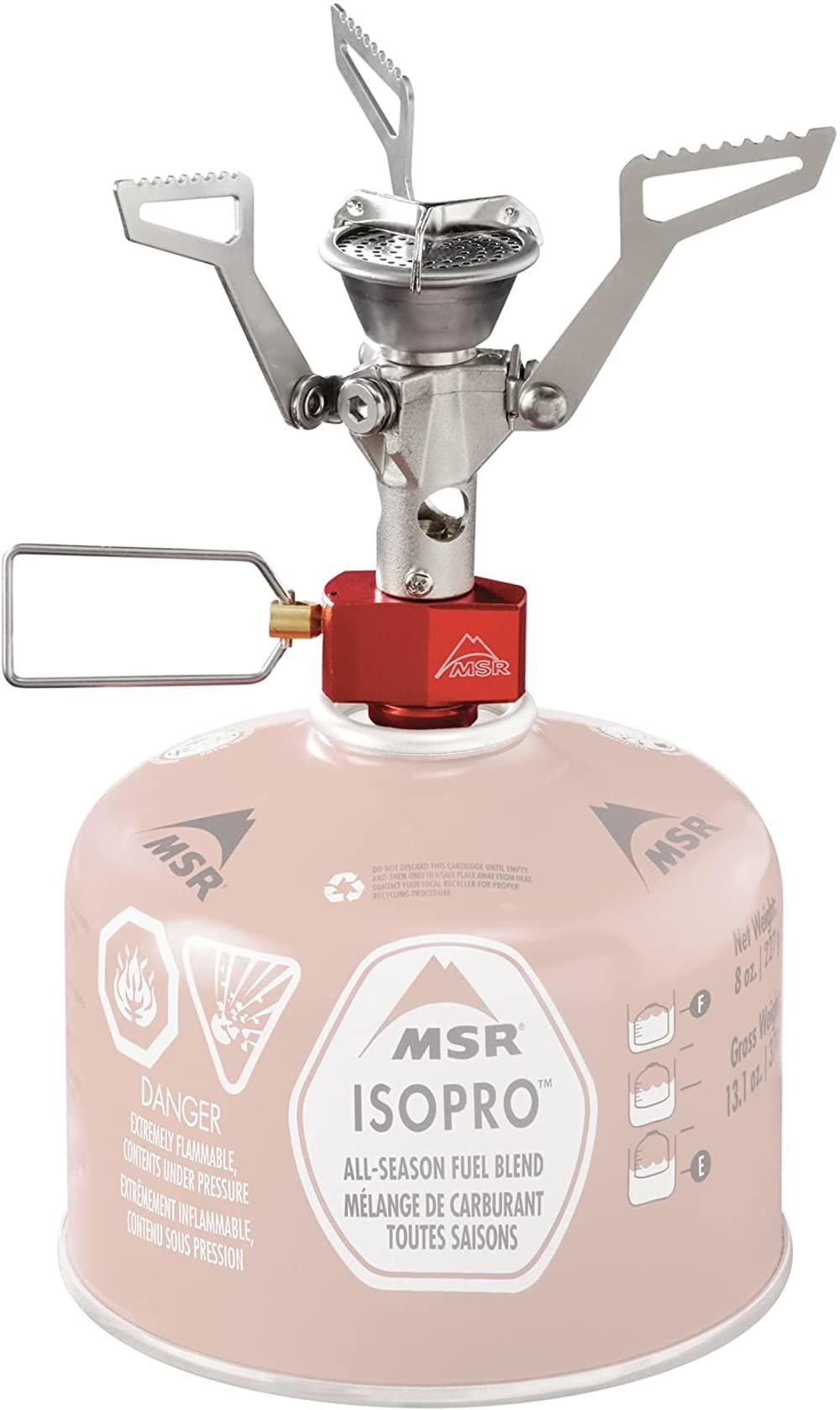 MSR PocketRocket 2 canister stove with folding pot supports