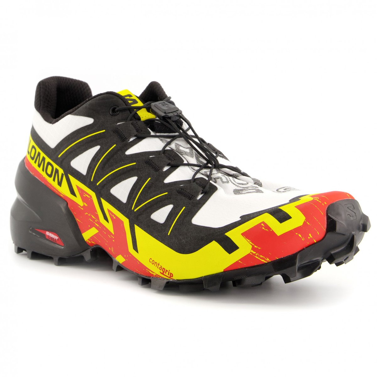Salomon Speedcross 6 trail runner with deep lugs for mud grip