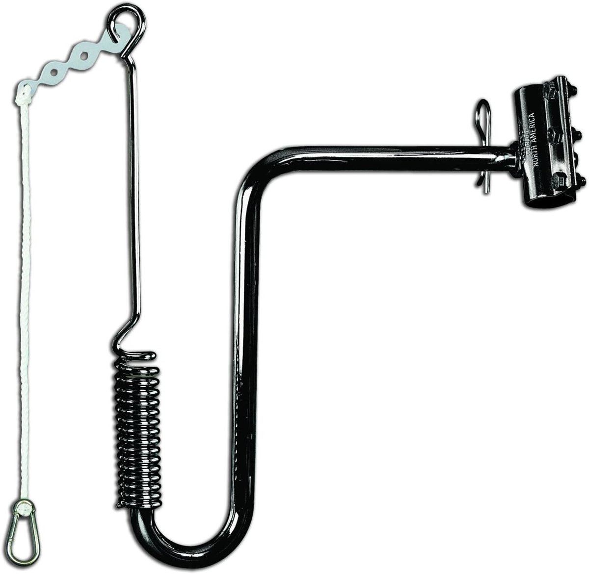 Springer Dog Exerciser bike leash with coil spring mounted on rear axle