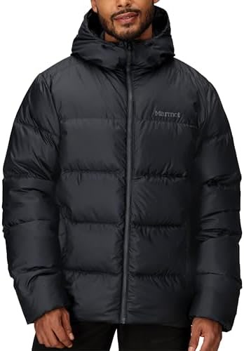 Marmot Guides Down Hoody with Down Defender water-resistant treatment and helmet-compatible hood