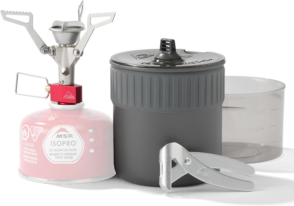 MSR PocketRocket 2 canister stove with folding pot supports