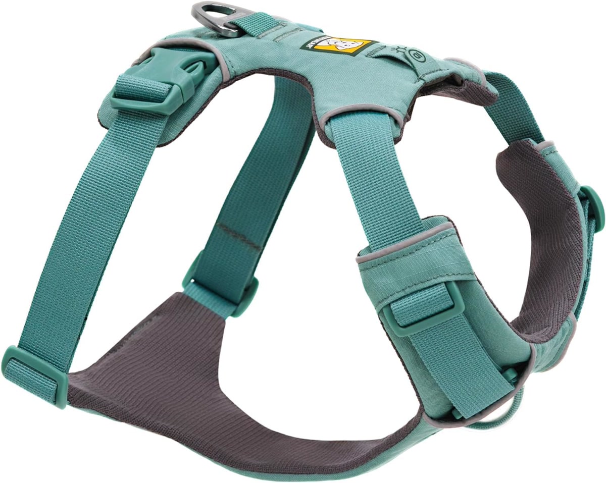 Ruffwear Front Range dog harness with padded chest plate and dual clips